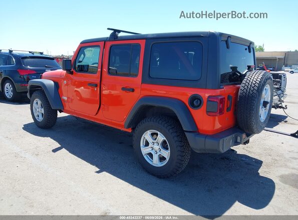 1C4HJXDN7JW211449 2018 JEEP WRANGLER UNLIMITED Orange უკანა მარცხენა