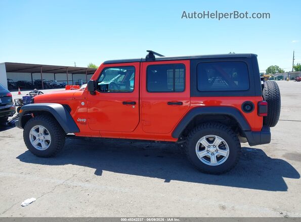 1C4HJXDN7JW211449 2018 JEEP WRANGLER UNLIMITED Orange სალონის 360-გრადუსიანი ხედი