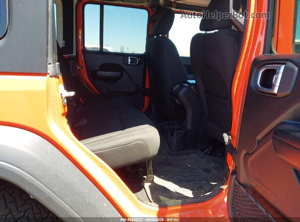 1C4HJXDN7JW211449 2018 JEEP WRANGLER UNLIMITED Orange VIN კოდის სტიკერის ხედი