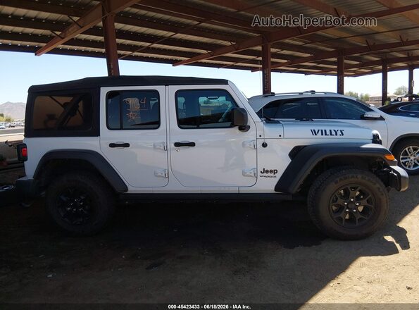 1C4HJXDN7MW817340 2021 JEEP WRANGLER UNLIMITED White Панорамний вид салону 360°