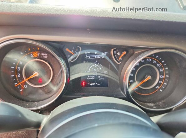 1C4HJXDN8KW638060 2019 JEEP WRANGLER Charcoal Vista del cuadro de instrumentos