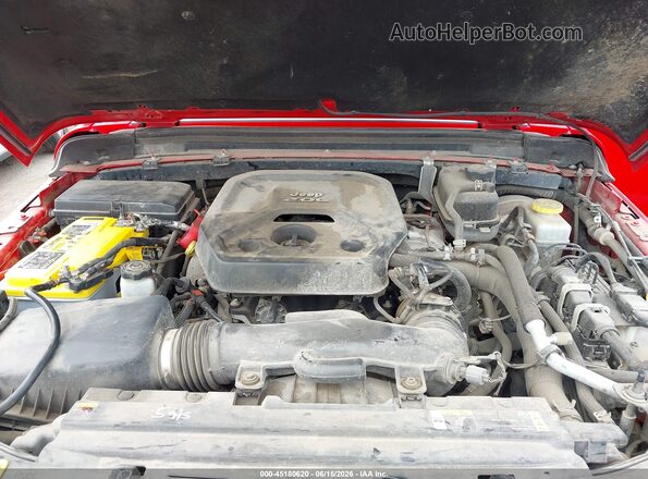 1C4HJXDN8MW645982 2021 JEEP WRANGLER UNLIMITED Red Հետևի տեսք
