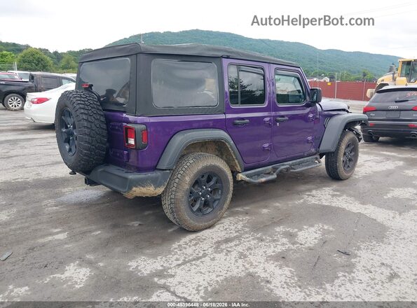 1C4HJXDN8PW533722 2023 JEEP WRANGLER Purple Задня права чверть