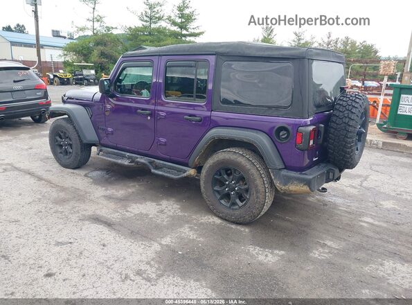 1C4HJXDN8PW533722 2023 JEEP WRANGLER Purple Задня ліва чверть