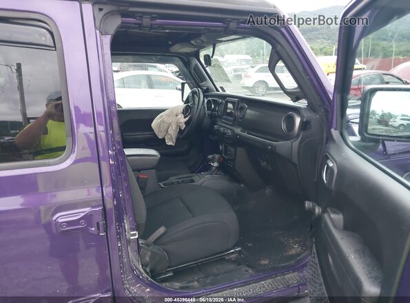 1C4HJXDN8PW533722 2023 JEEP WRANGLER Purple Вид салону спереду