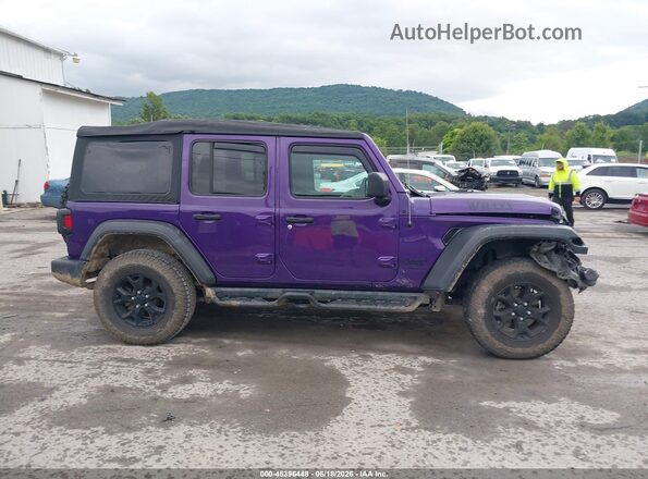 1C4HJXDN8PW533722 2023 JEEP WRANGLER Purple Вид задньої частини салону