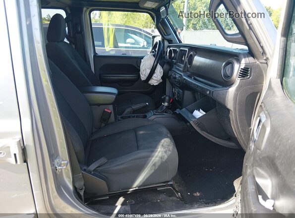 1C4HJXDN9MW525446 2021 JEEP WRANGLER UNLIMITED Silver Widok wnętrza z przodu