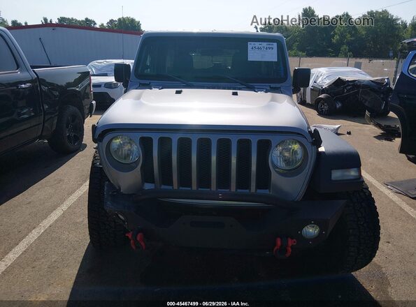 1C4HJXDN9MW525446 2021 JEEP WRANGLER UNLIMITED Silver Widok wnętrza z tyłu