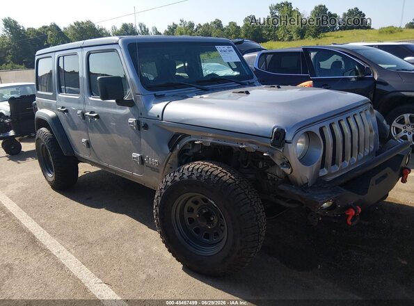 1C4HJXDN9MW525446 2021 JEEP WRANGLER UNLIMITED Silver Widok wnętrza 360 stopni