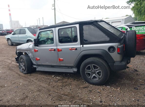 1C4HJXDNXLW182774 2020 JEEP WRANGLER UNLIMITED Silver Vista interior de 360 grados