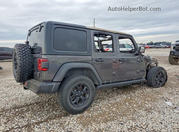 1C4HJXDNXMW647782 2021 JEEP WRANGLER Charcoal Trasero derecho