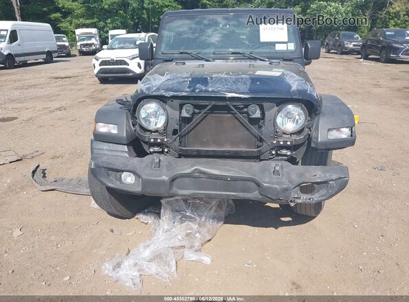 1C4HJXDNXNW162348 2022 JEEP WRANGLER UNLIMITED Black წინა ხედი