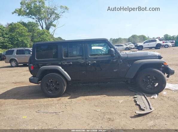 1C4HJXDNXNW162348 2022 JEEP WRANGLER UNLIMITED Black უკანა სალონის ხედი