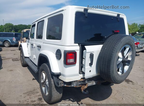 1C4HJXEG2JW227316 2018 JEEP WRANGLER UNLIMITED White Trasero izquierdo