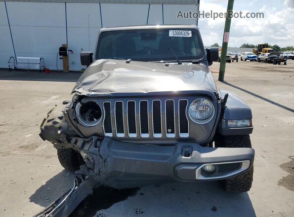 1C4HJXEG2KW633503 2019 JEEP WRANGLER Gray Вид спереду