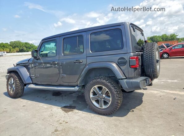 1C4HJXEG2KW633503 2019 JEEP WRANGLER Gray Задня ліва чверть