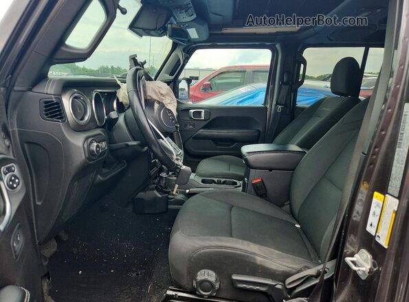 1C4HJXEG2KW633503 2019 JEEP WRANGLER Gray Вид салону спереду