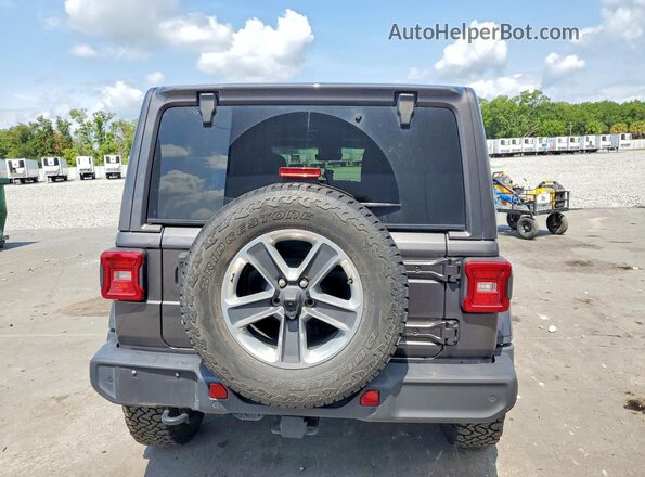 1C4HJXEG2KW633503 2019 JEEP WRANGLER Gray Вид ззаду
