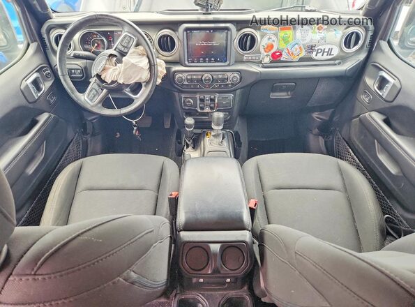 1C4HJXEG2KW633503 2019 JEEP WRANGLER Gray Вид панелі приладів