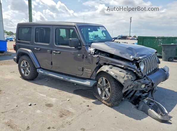 1C4HJXEG2KW633503 2019 JEEP WRANGLER Gray Передня права чверть