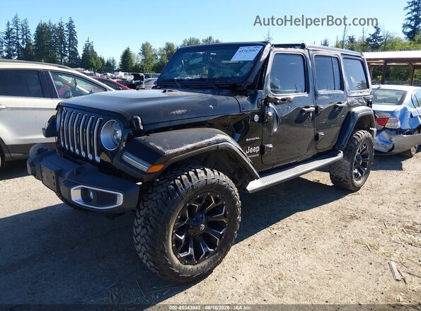 1C4HJXEG5KW641904 2019 JEEP WRANGLER UNLIMITED Black Przód lewy