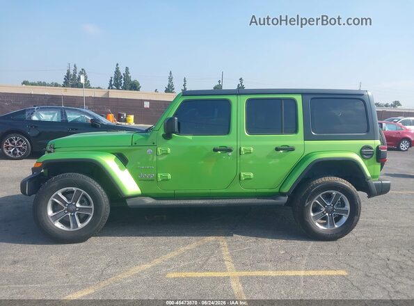 1C4HJXEG6JW251781 2018 JEEP WRANGLER UNLIMITED Green Vista interior de 360 grados