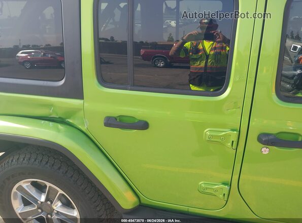 1C4HJXEG6JW251781 2018 JEEP WRANGLER UNLIMITED Green 