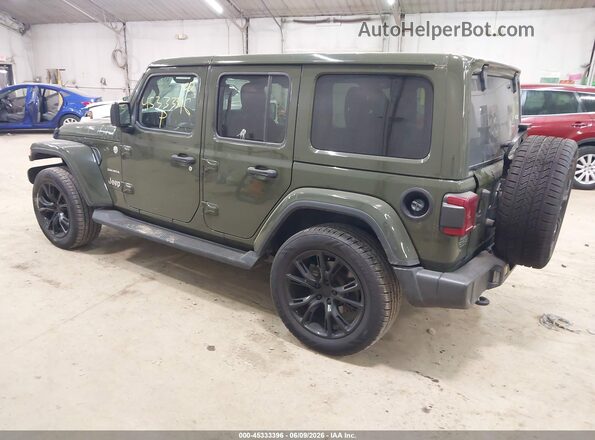 1C4HJXEG6PW527966 2023 JEEP WRANGLER Green Հետևի ձախ