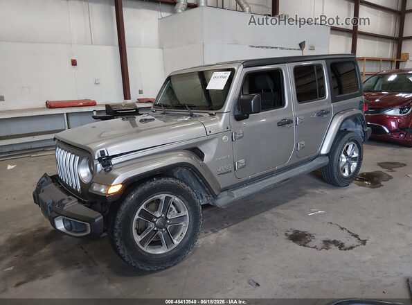 1C4HJXEG8KW555793 2019 JEEP WRANGLER UNLIMITED Silver Передня ліва чверть
