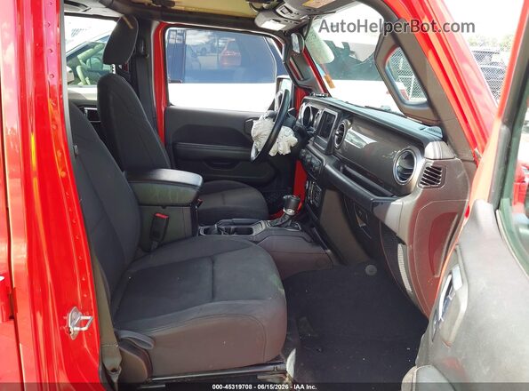1C4HJXEN0LW172785 2020 JEEP WRANGLER UNLIMITED Red Vista interior delantera