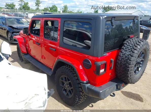 1C4HJXEN0LW172785 2020 JEEP WRANGLER UNLIMITED Red Trasero izquierdo