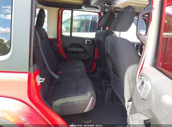 1C4HJXEN0LW172785 2020 JEEP WRANGLER UNLIMITED Red Vista de la etiqueta del VIN