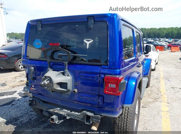 1C4HJXEN2JW314888 2018 JEEP WRANGLER UNLIMITED Blue Հետևի աջ