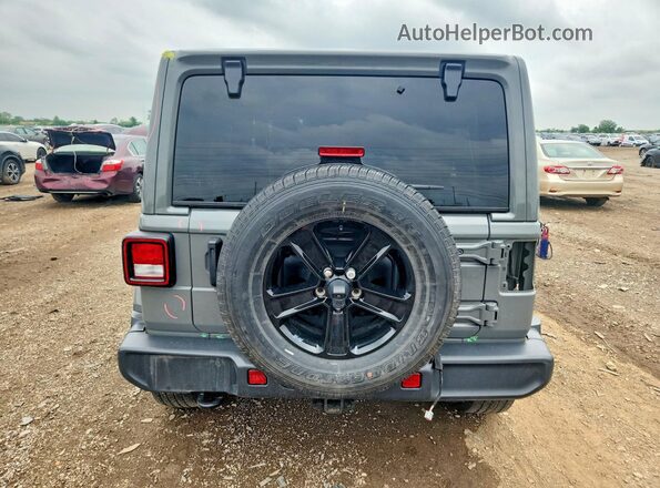 1C4HJXEN2LW330558 2020 JEEP WRANGLER Gray Вид ззаду