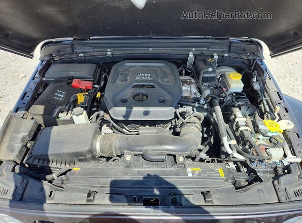 1C4HJXEN2MW743355 2021 JEEP WRANGLER Серый Вид подкапотного пространства