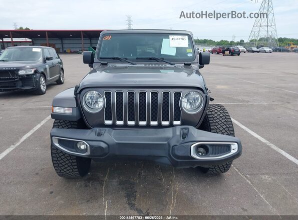 1C4HJXEN3KW504703 2019 JEEP WRANGLER UNLIMITED Gray უკანა სალონის ხედი
