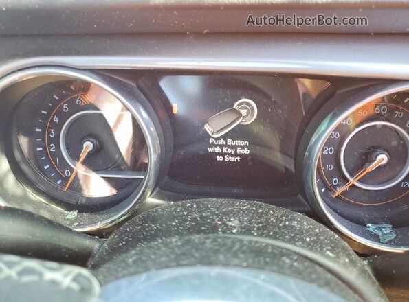 1C4HJXEN4JW243628 2018 JEEP WRANGLER Оранжевый Вид щитка приборов
