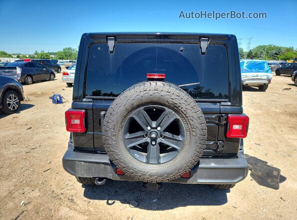 1C4HJXEN4MW539480 2021 JEEP WRANGLER Black Հետևի տեսք