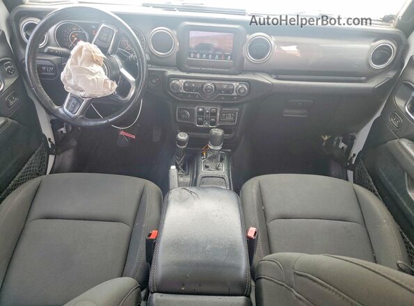 1C4HJXEN6MW679384 2021 JEEP WRANGLER White Dashboard view