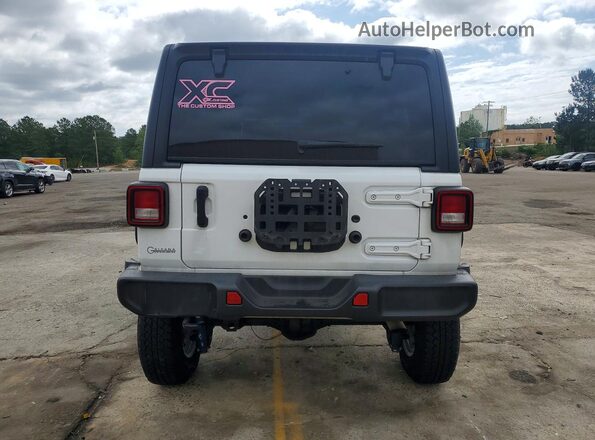 1C4HJXEN6MW679384 2021 JEEP WRANGLER White Rear view