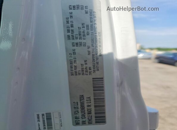 1C4HJXEN6MW679384 2021 JEEP WRANGLER White Engine compartment view