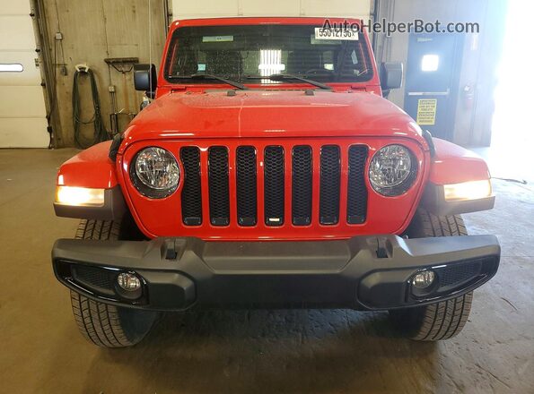 1C4HJXEN6MW736540 2021 JEEP WRANGLER Красный Вид спереди