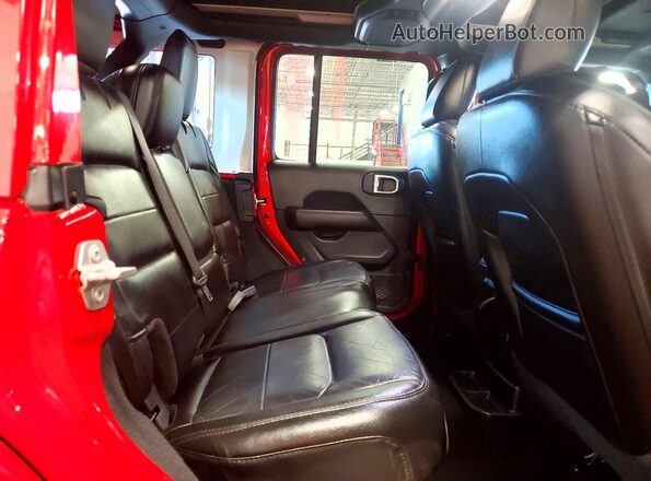 1C4HJXEN6MW736540 2021 JEEP WRANGLER Красный Вид задних сидений