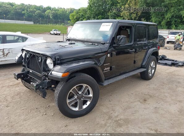 1C4HJXEN6PW570475 2023 JEEP WRANGLER Black Vista tres cuartos delantera izquierda