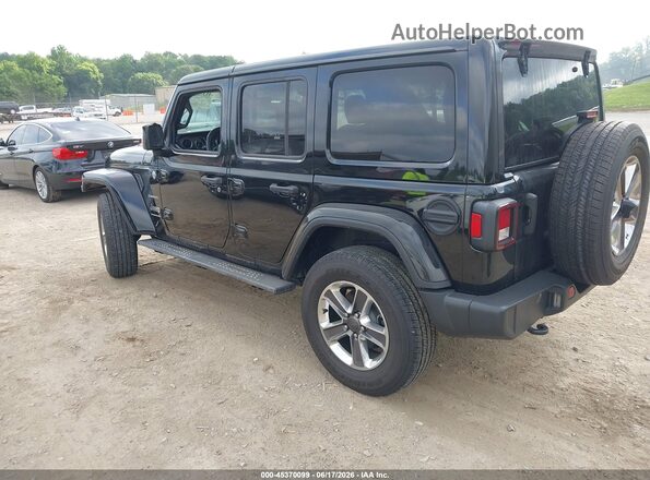 1C4HJXEN6PW570475 2023 JEEP WRANGLER Black Trasero izquierdo