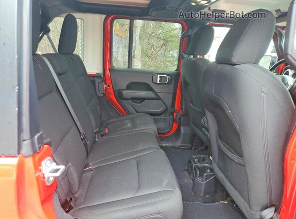 1C4HJXEN7MW588446 2021 JEEP WRANGLER Red Вид задньої частини салону