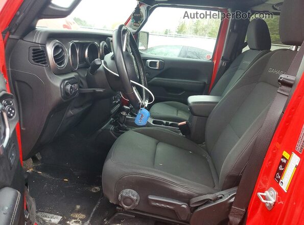 1C4HJXEN7MW588446 2021 JEEP WRANGLER Red Вид салону спереду