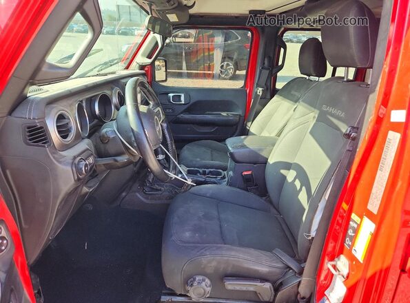 1C4HJXEN8LW213941 2020 JEEP WRANGLER Red წინა სალონის ხედი