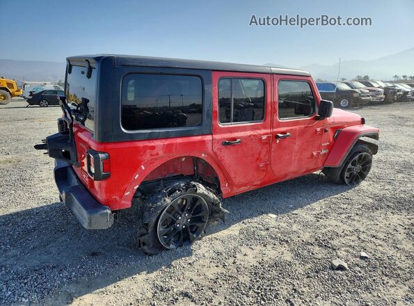 1C4HJXEN8LW213941 2020 JEEP WRANGLER Red უკანა მარჯვენა