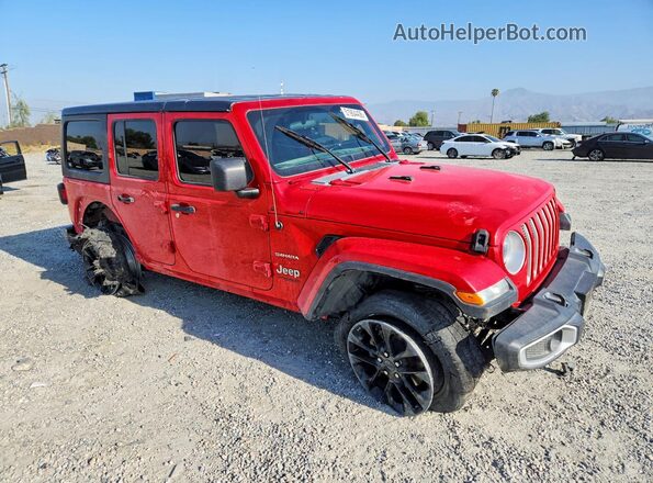 1C4HJXEN8LW213941 2020 JEEP WRANGLER Red წინა მარჯვენა